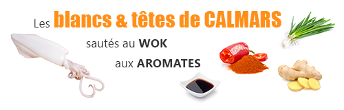 recette lefish gourmand de calmars nettoyes et sautes au wok avec aromates